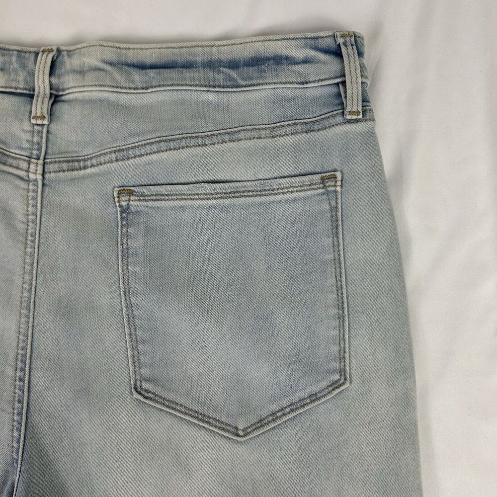 Athleta Sculptek Jeans Size 16 High Rise Straight Light‎ Wash Stretch Everyday - Picture 11 of 12